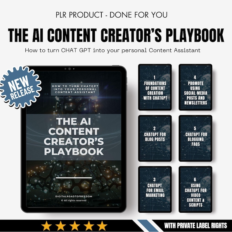 AI Content Creator Playbook: A ChatGPT Guide cover