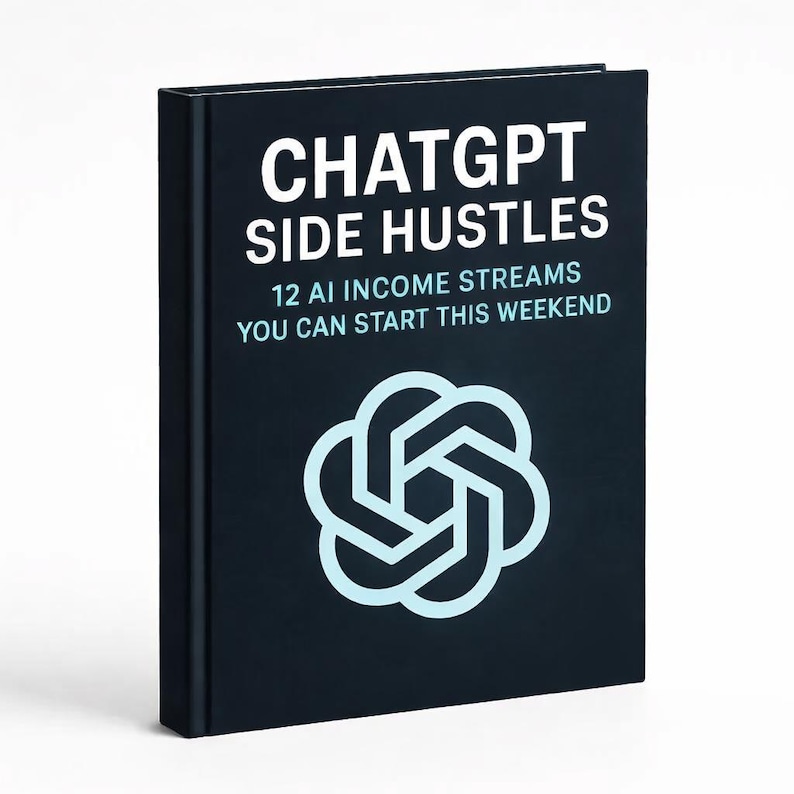 ChatGPT Side Hustles eBook: 12 AI Income Streams cover