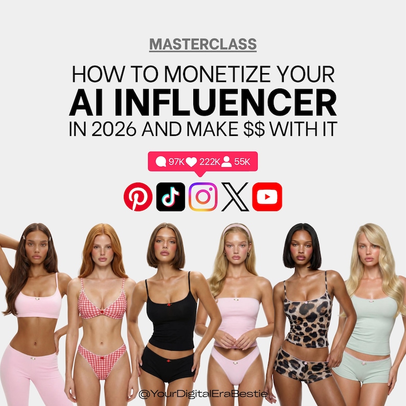 Monetize Your AI Influencer cover